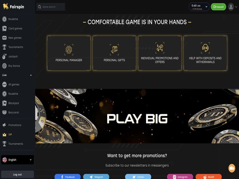 fairspin blockchain casino