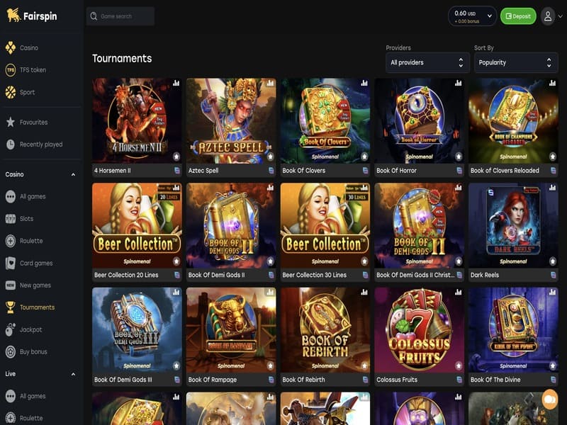 fairspin blockchain casino