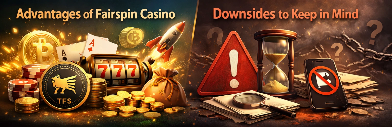 Advantages of Fairspin Casino | Downsides to Keep in Mind