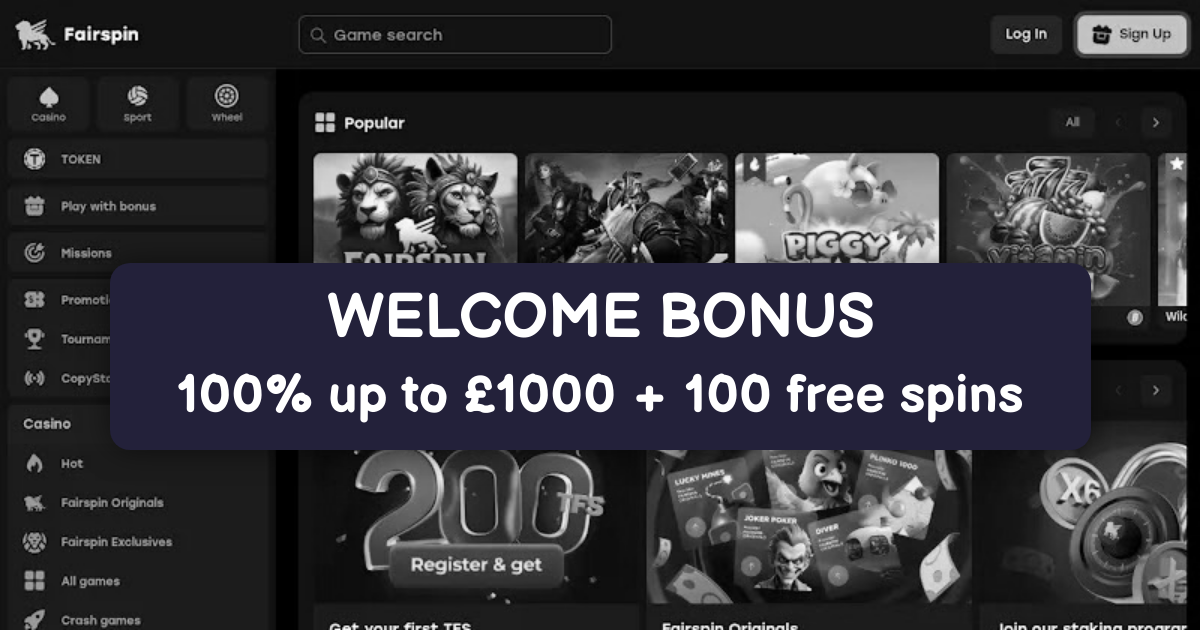 First Impressions of Fairspin Casino